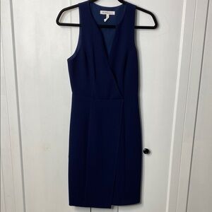 BCBGeneration Navy Blue Mini Dress VNeck crossover - 2